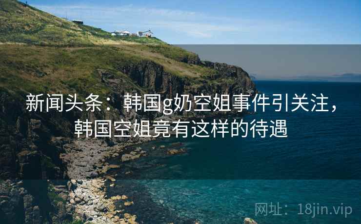 新闻头条：韩国g奶空姐事件引关注，韩国空姐竟有这样的待遇